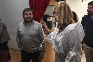 Alicia recibió a la delegación que representó a Santa Cruz  en Cosquín