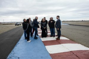 Alicia recorrió las obras que se realizan en el Autódromo José Muñiz para recibir al Turismo Nacional
