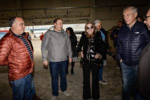 Alicia recorrió las obras que se realizan en el Autódromo José Muñiz para recibir al Turismo Nacional