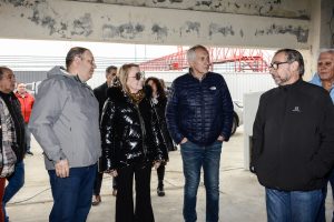 Alicia recorrió las obras que se realizan en el Autódromo José Muñiz para recibir al Turismo Nacional