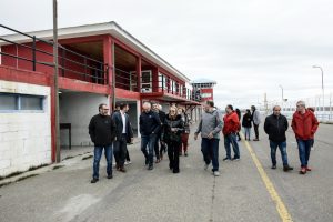 Alicia recorrió las obras que se realizan en el Autódromo José Muñiz para recibir al Turismo Nacional
