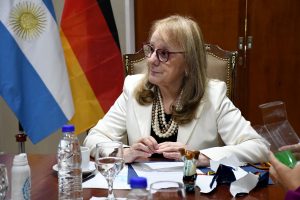 Alicia recibió al embajador de Alemania en Casa de Gobierno