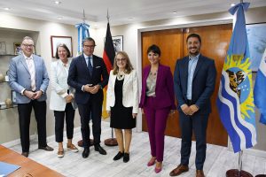 Alicia recibió al embajador de Alemania en Casa de Gobierno