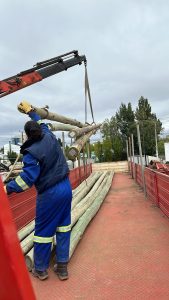 Nuevos suministros para ampliar redes de electricidad y agua en 28 de Noviembre