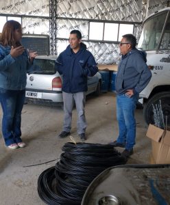 Tres Lagos: Servicios Públicos entregó materiales para obra y planifica nuevos proyectos en la localidad