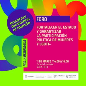 #8M Nosotras movemos el mundo: Conocé las actividades que se van a realizar en Caleta Olivia