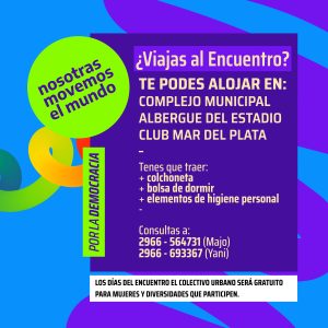 #8M Nosotras movemos el mundo: Conocé las actividades que se van a realizar en Caleta Olivia