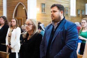 Alicia participó de la celebración litúrgica por los diez años de pontificado del Papa Francisco
