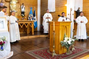 Alicia participó de la celebración litúrgica por los diez años de pontificado del Papa Francisco