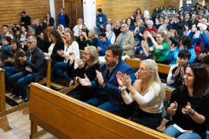Alicia participó de la celebración litúrgica por los diez años de pontificado del Papa Francisco