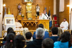 Alicia participó de la celebración litúrgica por los diez años de pontificado del Papa Francisco
