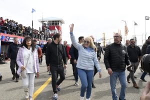 Alicia estuvo en el podio junto a los ganadores de la Clase 3 del Turismo Nacional en Río Gallegos