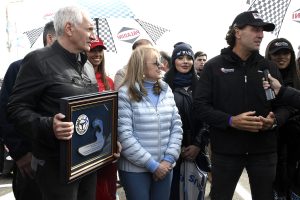 Alicia estuvo en el podio junto a los ganadores de la Clase 3 del Turismo Nacional en Río Gallegos