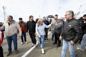 Alicia estuvo en el podio junto a los ganadores de la Clase 3 del Turismo Nacional en Río Gallegos