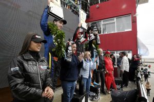 Alicia estuvo en el podio junto a los ganadores de la Clase 3 del Turismo Nacional en Río Gallegos