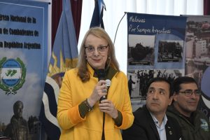 Alicia encabezó el acto de apertura del 32° Congreso Nacional de la Confederación de Combatientes de Malvinas