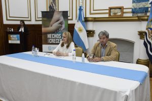 Alicia encabezó el acto para la obra que incrementará la capacidad de energía en Río Gallegos