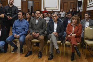 Alicia encabezó el acto para la obra que incrementará la capacidad de energía en Río Gallegos