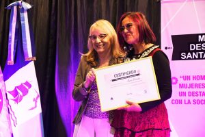 Alicia participó del reconocimiento a las Mujeres Destacadas Santacruceñas
