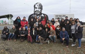 Alicia homenajeó a Osvaldo Bayer en Río Gallegos