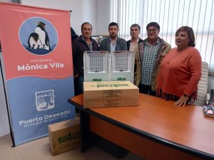 Se entregaron luminarias LED en Puerto Deseado