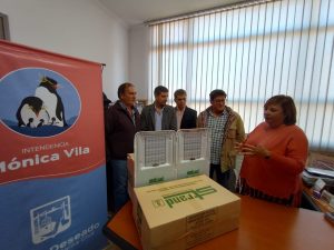 Se entregaron luminarias LED en Puerto Deseado