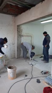 Se avanza con el plan de mejoras edilicias en distintas áreas y sectores de Santa Cruz