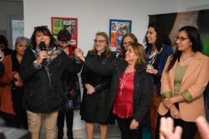 Alicia inauguró la nueva sede del Sindicato de Amas de Casa de Santa Cruz