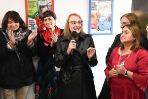 Alicia inauguró la nueva sede del Sindicato de Amas de Casa de Santa Cruz