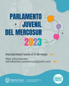 El Parlamento Juvenil renueva la invitación a los y las estudiantes de Santa Cruz