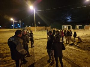 Servicios Públicos inauguró obra de iluminación en Perito Moreno