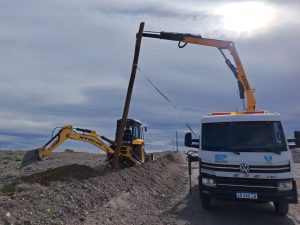 Servicios Públicos inauguró obra de iluminación en Perito Moreno