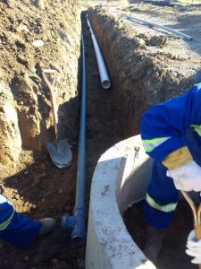Servicios Públicos envió materiales para obras en Julia Dufour