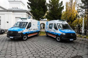 Alicia entregó dos nuevas ambulancias para fortalecer el sistema de salud