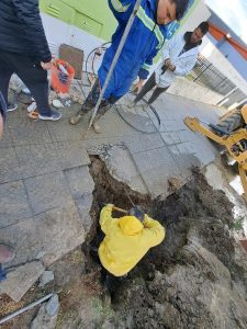 Saneamiento realizó tareas de reparación y mantenimiento en distintas localidades