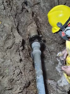 Saneamiento realizó tareas de reparación y mantenimiento en distintas localidades