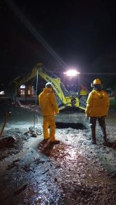 Saneamiento realizó tareas de reparación y mantenimiento en distintas localidades