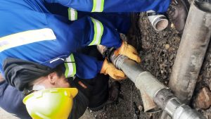 Saneamiento realizó tareas de reparación y mantenimiento en distintas localidades