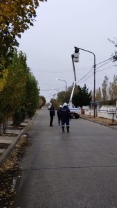 Servicios Públicos avanza en la optimización del alumbrado en Río Gallegos