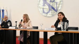 Alicia disertó sobre el desarrollo productivo de Santa Cruz en el Instituto de Servicio Extranjero de la Nación