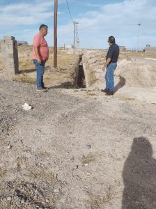 Servicios Públicos amplía las redes de agua en Jaramillo y Fitz Roy