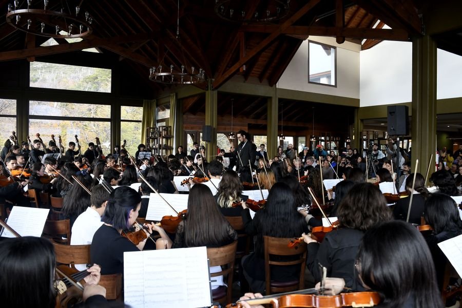 Con una gran presentación de la Orquesta Binacional se despidió la 5ª edición de Glaciares en Concierto