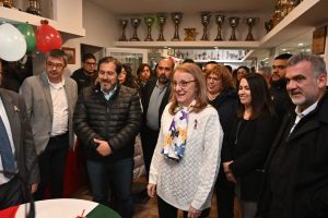Alicia fue la invitada de honor en el 100° Aniversario del Club Atlético Puerto Santa Cruz