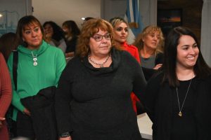 Alicia fue la invitada de honor en el 100° Aniversario del Club Atlético Puerto Santa Cruz