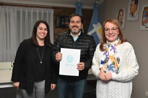 Alicia fue la invitada de honor en el 100° Aniversario del Club Atlético Puerto Santa Cruz