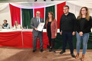 Alicia fue la invitada de honor en el 100° Aniversario del Club Atlético Puerto Santa Cruz