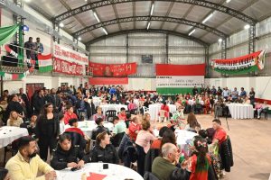 Alicia fue la invitada de honor en el 100° Aniversario del Club Atlético Puerto Santa Cruz