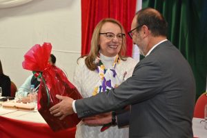 Alicia fue la invitada de honor en el 100° Aniversario del Club Atlético Puerto Santa Cruz