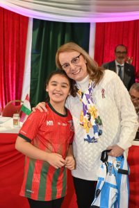 Alicia fue la invitada de honor en el 100° Aniversario del Club Atlético Puerto Santa Cruz