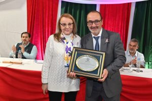 Alicia fue la invitada de honor en el 100° Aniversario del Club Atlético Puerto Santa Cruz